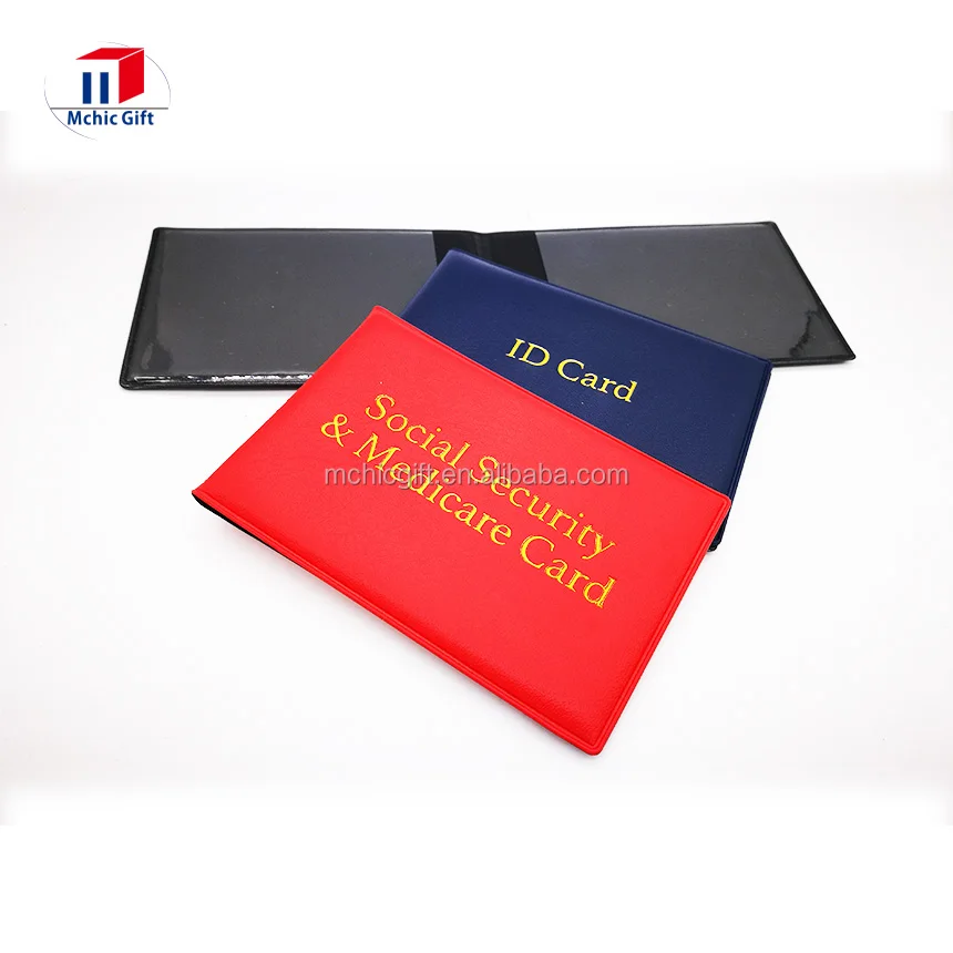 Customized Pvc Plastic Medicare Card Holder,Medicare Id Card Wallet