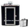 stainless steel hip flask with cigarette holder