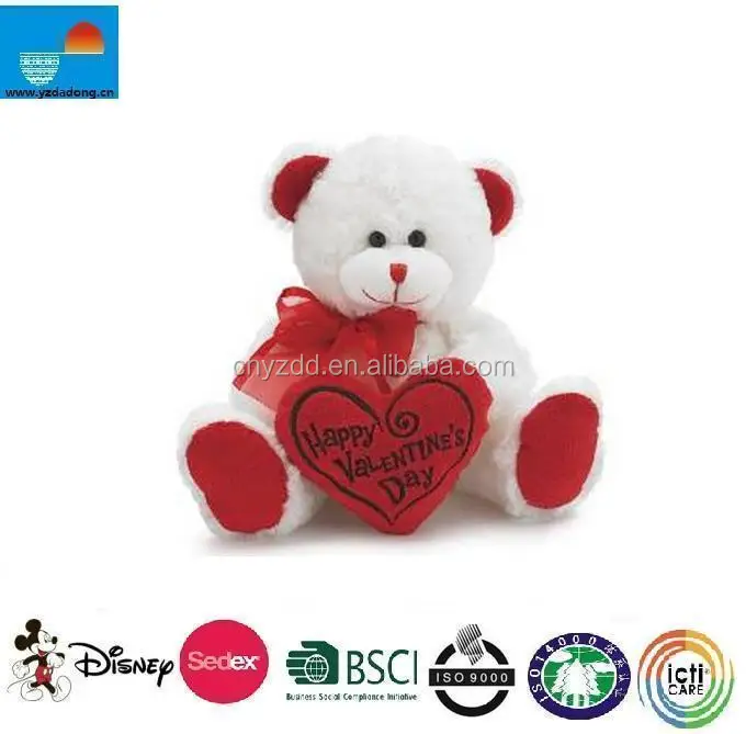 happy valentines teddy bear
