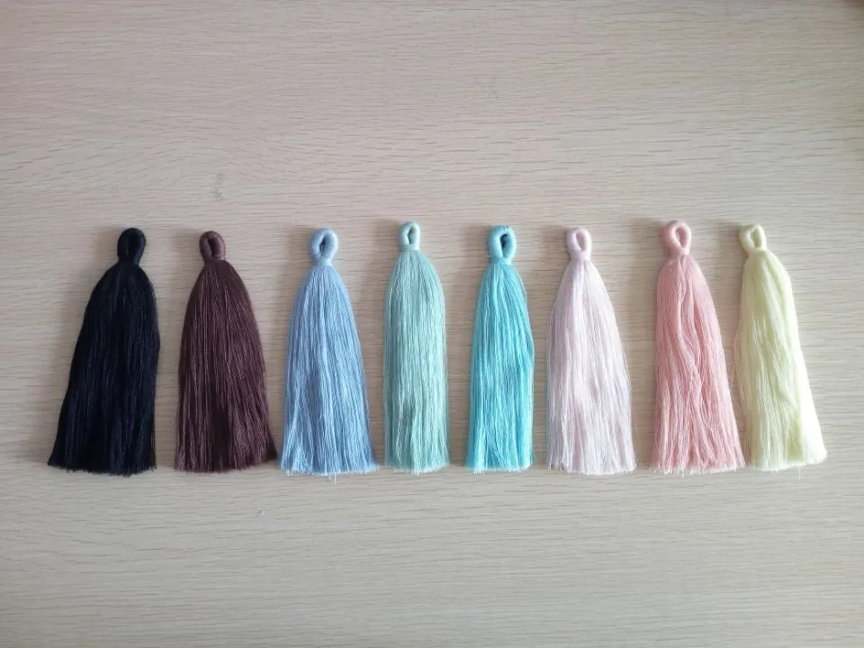 Decoration Fringe Tassel Long Cotton Tassel For Dresses Jewelry Buy
