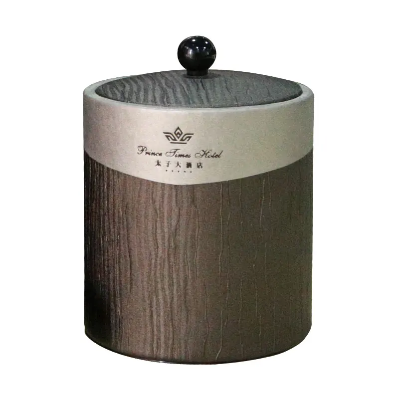 Combination Series Leather Products For Hotel Large Leather Ice Buckets