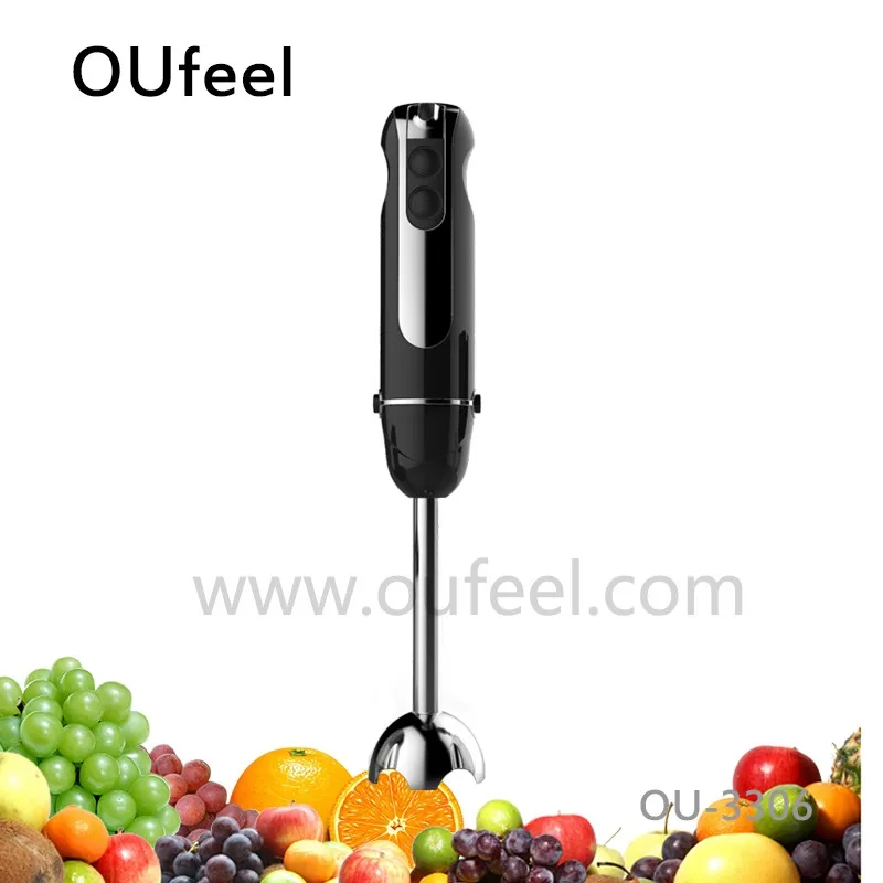 Manual Multifunction Hand Blender With Stainless Steel Blades And S/s