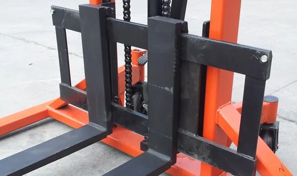 portable manual hydraulic lifter pallet stacker