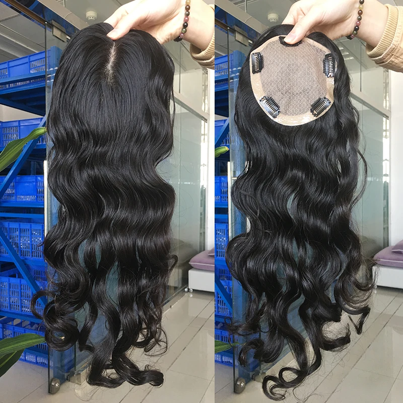 Body wave toupee-5