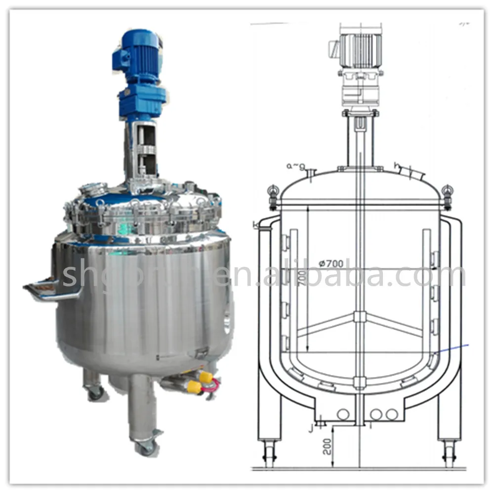Реактор с паровой рубашкой и якорной мешалкой схематический рисунок принцип работы