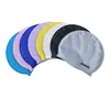 Custom printed logo unique latex korea 48g college logo swim caps