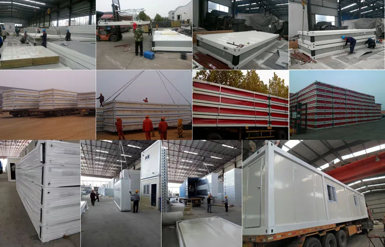 prefabricated steel house temporary camp cheap disaster housing