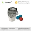 TOPKO body therapy cross fit massage lacrosse ball with mesh bag