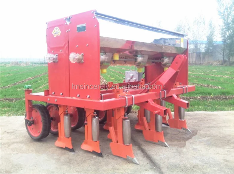 Agricultural Machine 4 Rows Corn Precision Fertilizing Planter Maize