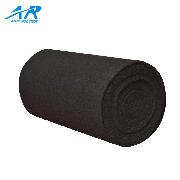 High Efficiency Filtration Activated Carbon Air Filter Media Roll For ...