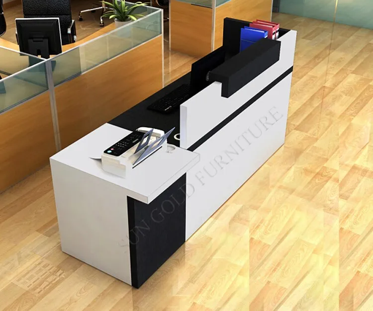 Salon Reception Desk Office Furniture Office Counter Design Sz