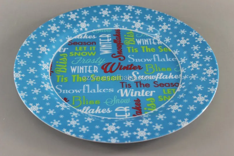 Cheap Melamine Christmas Dishes , Xmas Plate
