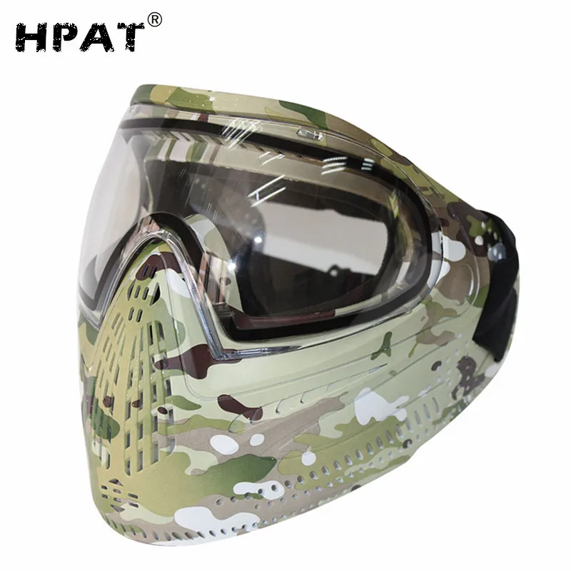 Camo Full Cover Paintball Mask Goggle With Dye I4 Thermal Lens Buy