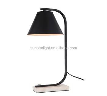 New Design White Marble Base Table Desk Lamp With Line On Off Rocker New Design White Marble Base Table Desk Lamp With Line On Off Rocker Switch