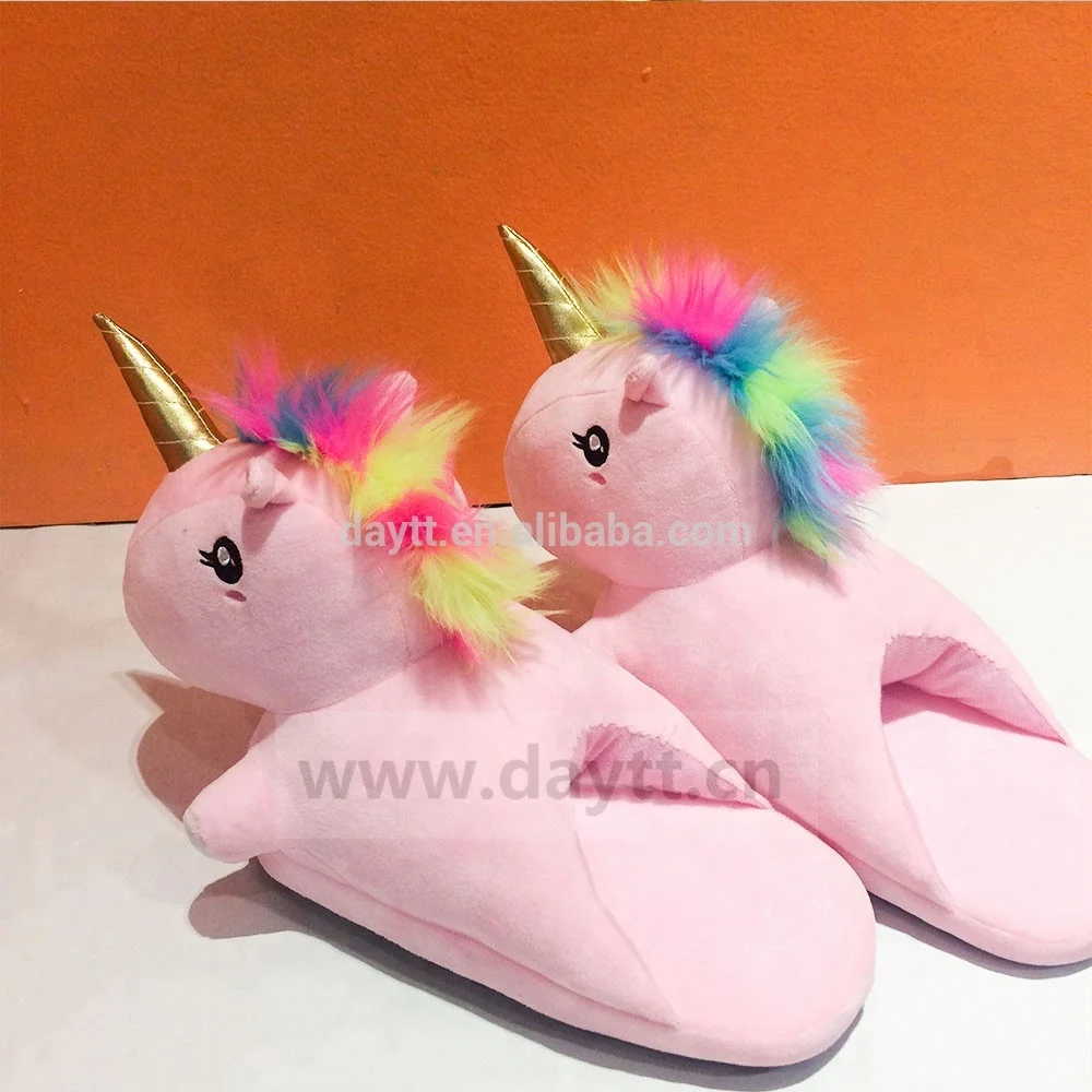 unicorn slippers size 4