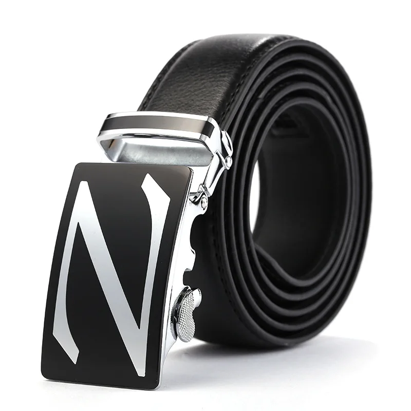accorciabile Marca PIQUADROPIQUADRO Black Square Men´s Belt With Prong Buckle W115 Nero 
