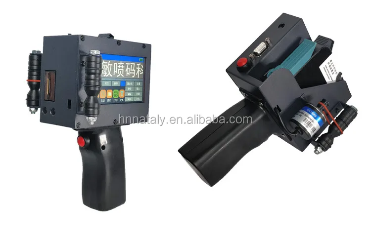 Nataly T3 Handheld Inkjet Qr Code Printer On Wood