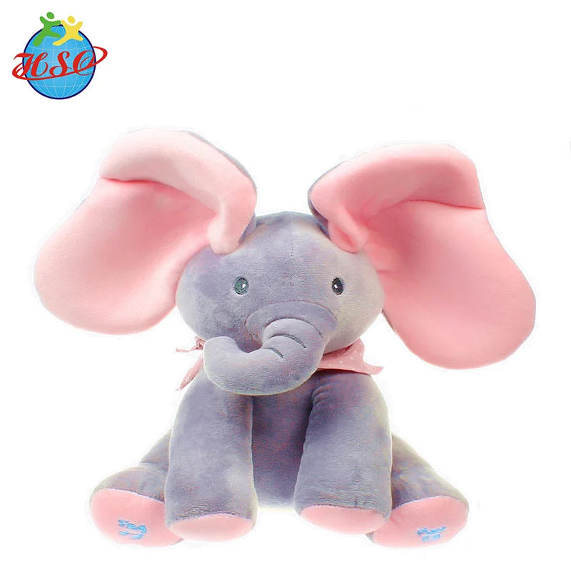 stuffed pink elephant toy