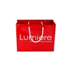 Red Shopping Bag paper gift packaging paper cosmetic bags Wholesale Custom Printed Your Own Logo