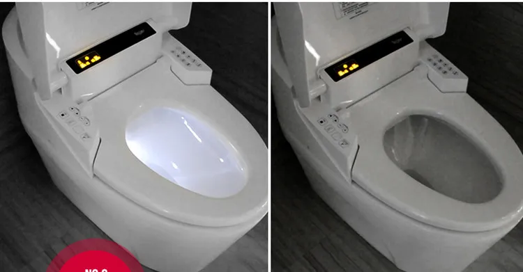 antibacterial dual nozzle smart toilet seat automatic self-clean japanese wc