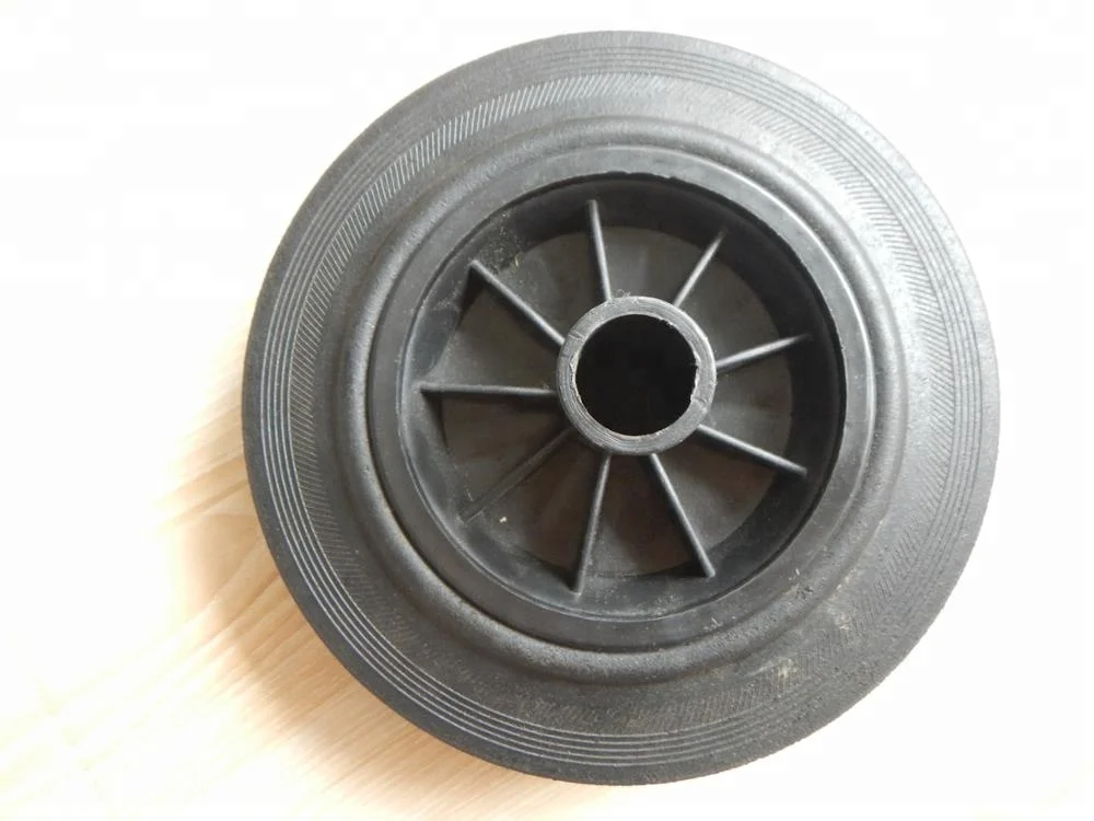 8 Inch Solid Trash Can Wheel With Axle Buy Trash Can Wheel,8 Inch