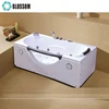 factory wholesale air bubble whirlpool jets massage bathtub with pillow