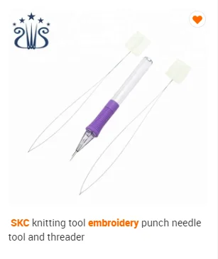 SKC Wooden Handle Punch Needle Set Embroidery Tool Punch Needle For Rug  Hooking - Buy SKC Wooden Handle Punch Needle Set Embroidery Tool Punch  Needle For Rug Hooking Product on