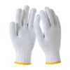Factory Price Great Quality 800 grams Bleached White 7G Natural Cotton Yarn Safety Gloves Made in China