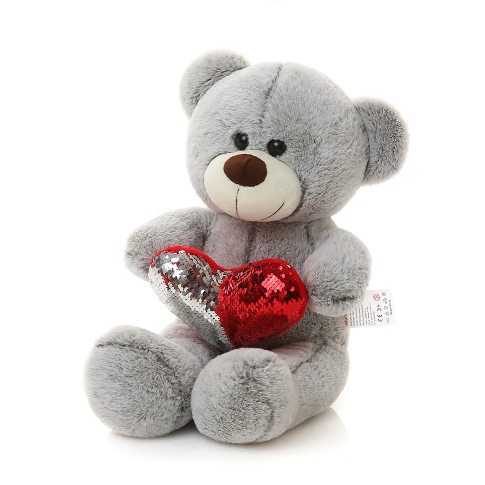 sequin teddy bear