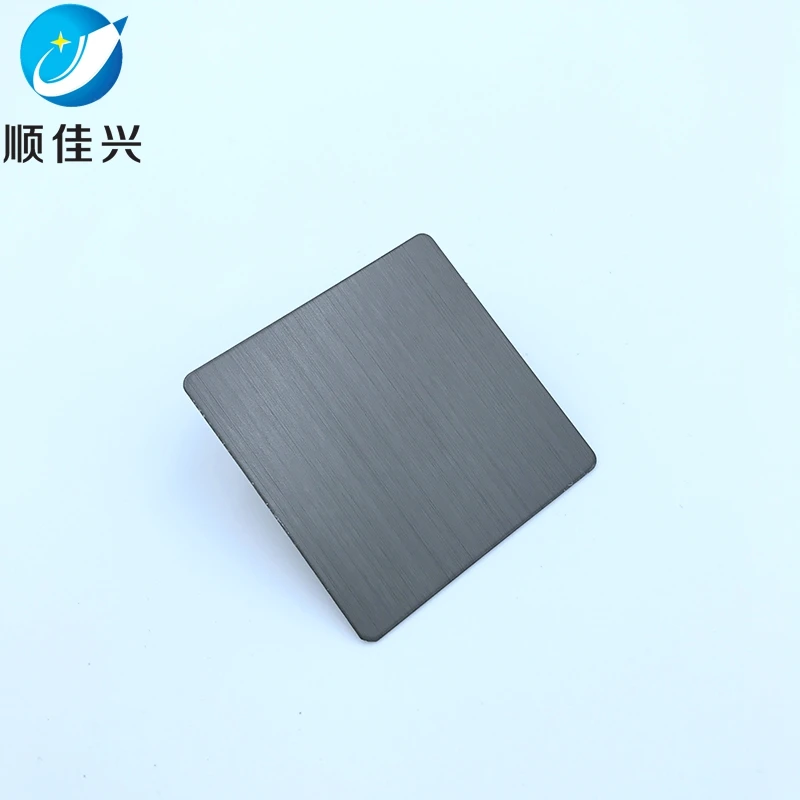 Foshan Manufacturer 304 Black Hairline Stainless Steel Sheet
