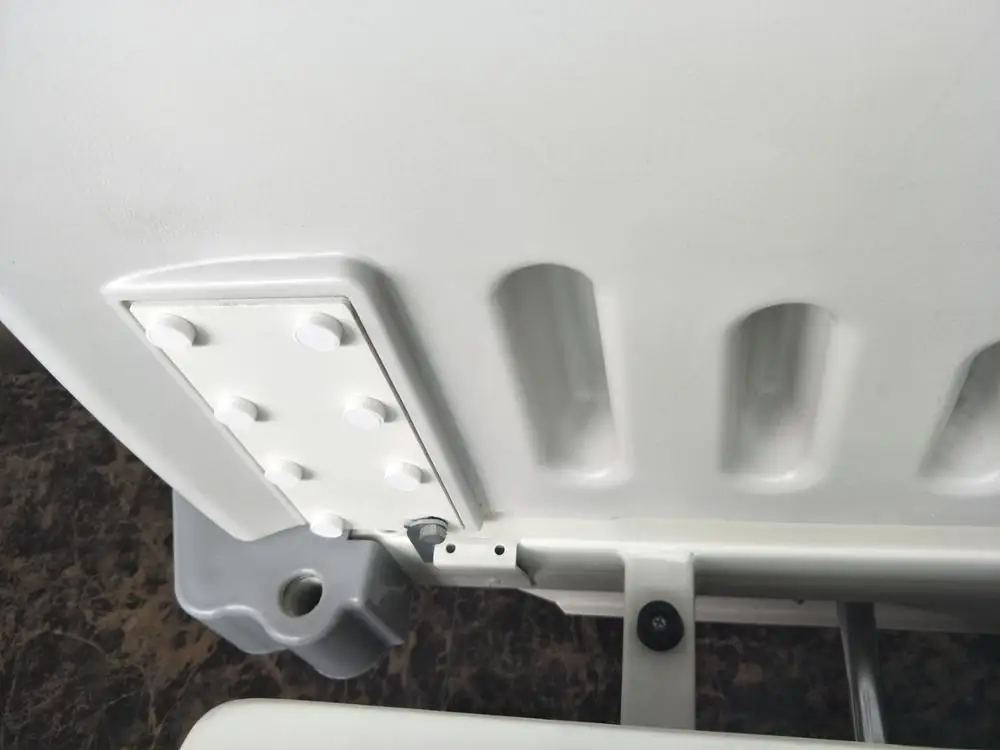 ABS plastic electric hospital bed with 2 shakes
