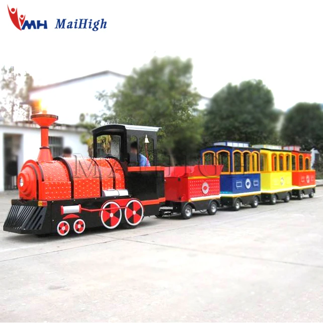 Colorful Kids Model Train Small Mini Kids Trackless Train For Sale