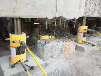 House Lifting Jacks Double Acting High Tonnage Hydraulic Cylinder House Lifting Jacks Double Acting High Tonnage Hydraulic Cylinder
