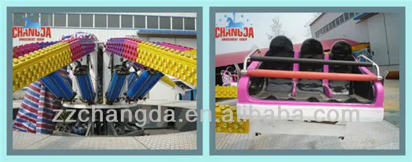 thrill amusement equipment long arm bouncing machine