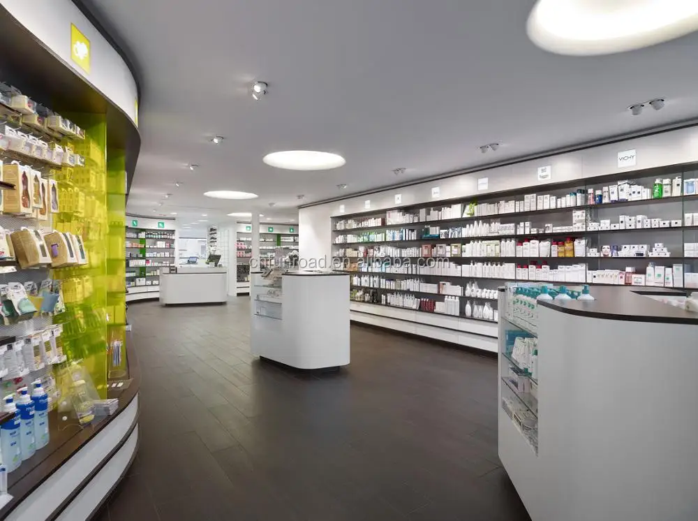 custom retail pharmacy shop interior design store furniture