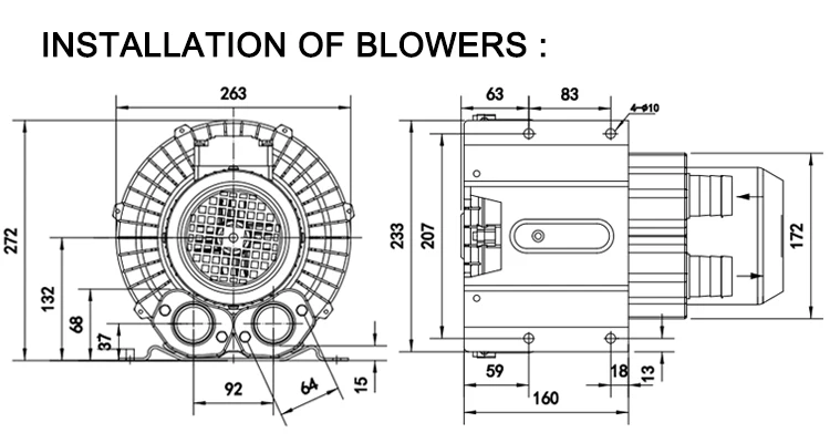 Ring Blower, YASHIBA, 0.55kw380v - detail 28