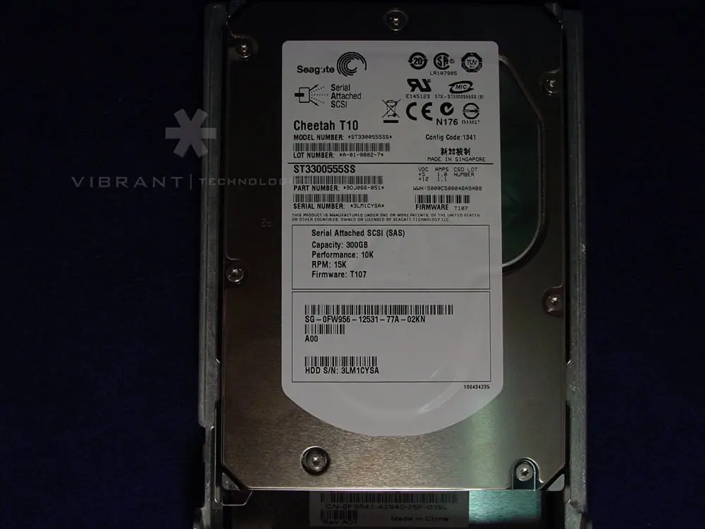 DELL 0R4780 Dell 0R4780 73GB 10K U320 80pin SCA SCSI Hard Drive 9D988 Kit