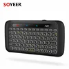 Soyeer High quality NEW H20 touch keyboard 2.4G H20 Mini Wireless Keyboard full screen intelligent keyboard For Android Tv Box