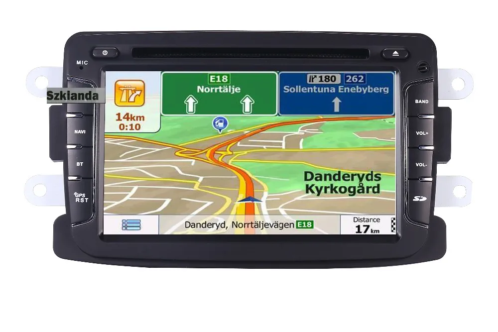 Top 7"android 8.1 car gps navigation For Renault Duster Dacia Sandero Capture Lada Xray 2 Logan 3G WIFI bsd radio stereo multimedia 5