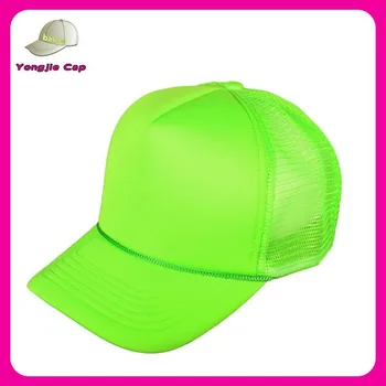 neon colored trucker hats