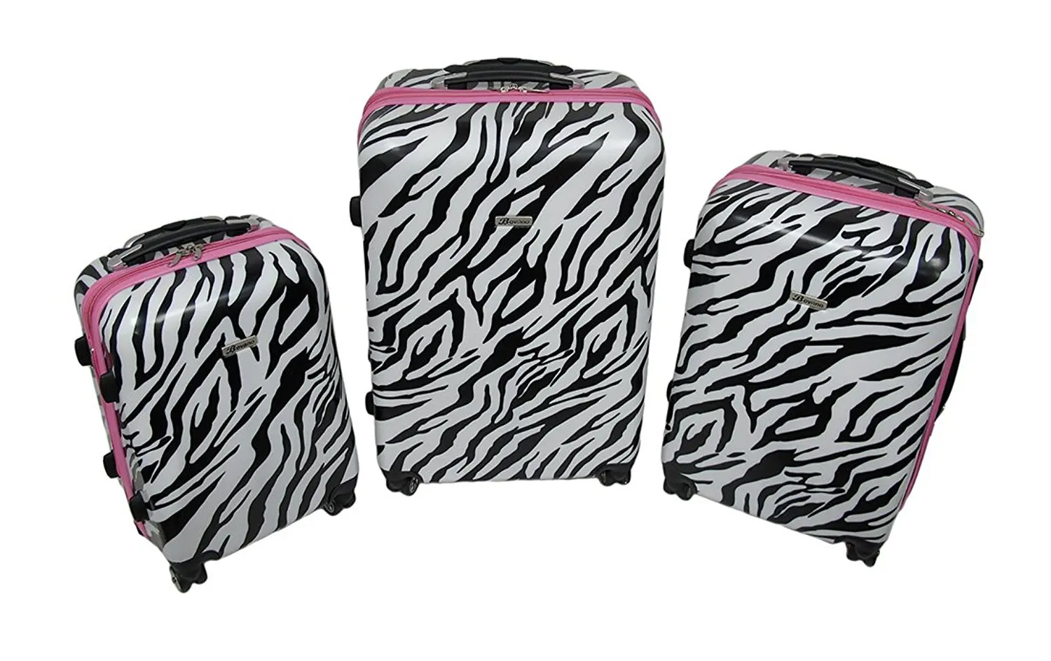 hot pink luggage sets