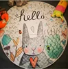 28 kinds of Cheap round carpet Kids Room Decoration Animal Baby Blanket Baby Play Mat Cotton Cartoon Baby Crawling