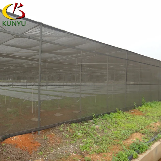 Hot Dip Galvanized Structure Flat Shade House For Agriculture Buy