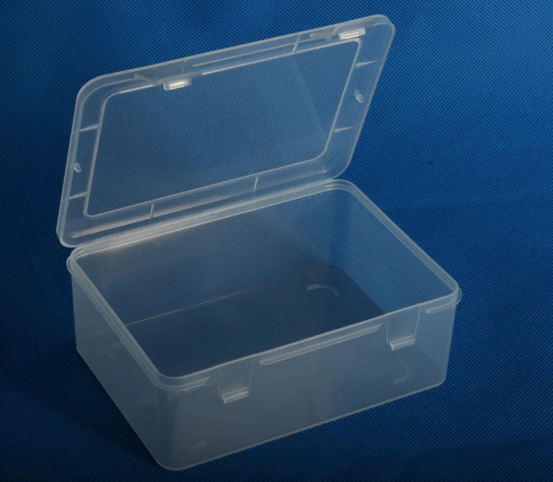 clear hard plastic boxes with lids