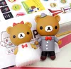 High quality Silicone usb flash disk 8GB 16GB 32GB cartoon bear usb flash disk bride and bridegroom