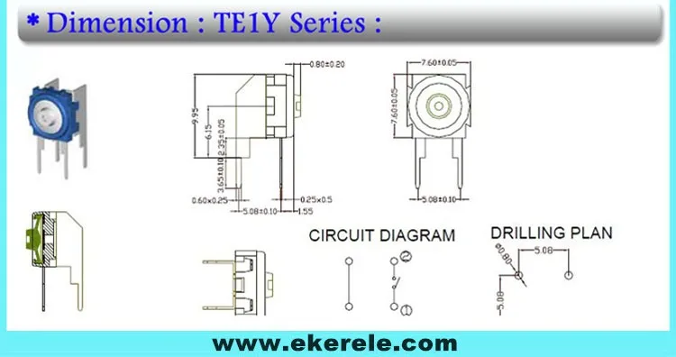 Subminiature IP67 Waterproof SMD Tact Switch with Cap