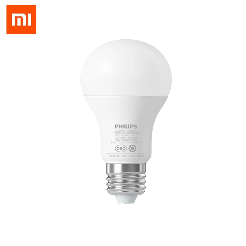 Smart Control Xiaomi mi Warm White LED E27 6.5W 450lm LED Light Bulb