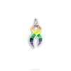 Alibaba Wholesale Support LGBT Cause Gay Pride Enamel Rainbow Ribbon Charm