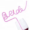 Big bride straw engagement bride to be party drinking straw unique gift for brid hen party wedding bachelorette party supplies