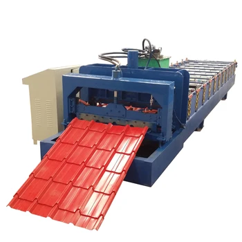 840 Automatic Pro Rib Glazed Metal Tile Making Pressing Panel Ibr Roll ...